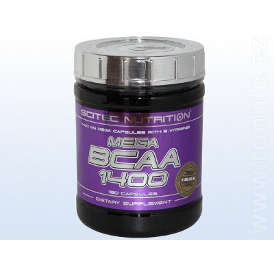 Scitec Nutrition Mega BCAA 1400 180 kapslí – Hledejceny.cz