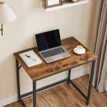 Vasagle Kolmo 80 cm černý/tmavě hnědý – Zboží Mobilmania