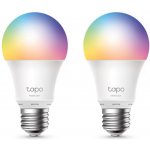 TP-Link Tapo L530E2-pack chytrá WiFi stmívatelná LED žárovka barevná,2500K-6500K,806lm,2,4GHz,E27 – Hledejceny.cz