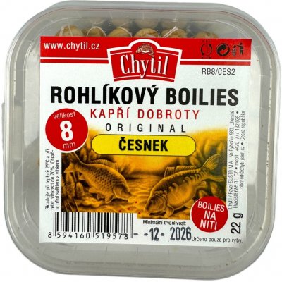 Chytil Rohlíkový boilies 22 g 8 mm Česnek – Zboží Mobilmania