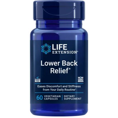 Life Extension Lower Back Relief 60 kapslí 400 mg – Hledejceny.cz