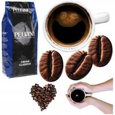 Pellini TOP 100% Arabica 1 kg – Zboží Dáma
