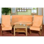 Kvalitex přehoz na sedací soupravu Micro 3+1+1 lososový 150 x 200 cm, 2 ks 65 x 150 cm – Sleviste.cz