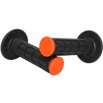 MOTION STUFF motokrosové rukojeti Advanced černé/oranžové (half-waffle) – Sleviste.cz