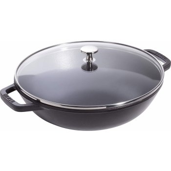 Staub wok se skleněnou poklicí 37cm