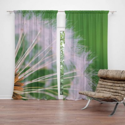 Sablio Závěs Odkvetlé pampelišky 3: 2ks 140x250cm – Hledejceny.cz