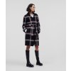 Dámský kabát Karl Lagerfeld Unisex KL Logo Check Coat