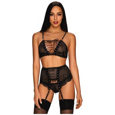 Komplet 3-dílný Basitta černý – Zboží Dáma