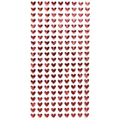 Galeria Papieru Samolepicí dekorační srdíčka - červená, 189 ks – Sleviste.cz