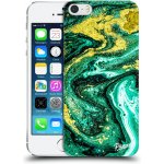 Pouzdro Picasee silikonové Apple iPhone 5/5S/SE - Green Gold čiré – Zbozi.Blesk.cz