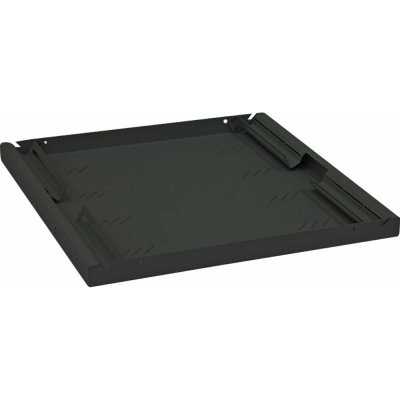 Triton Polička s perforací 1U/150mm,černá, max. nosnost 15Kg, RAB-UP-150-A4 – Hledejceny.cz