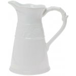 VÁZA DŽBÁN KERAMIKA 19,5x13,5x22,5CM BIELY – Hledejceny.cz