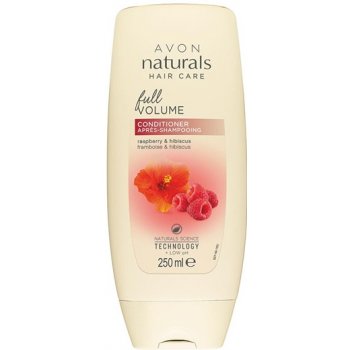 Avon Naturals Conditioner pro zvětšení objemu s malinou a ibiškem pro jemné nebo mastné vlasy 250 ml