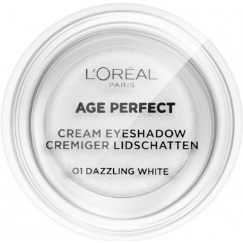 L'Oréal Paris Krémové oční stíny Age Perfect Creamy Eyeshadow 01 Dazzling white 4 ml