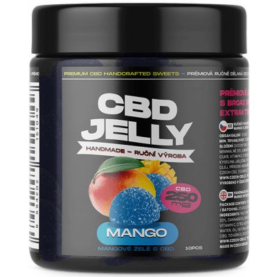 CBD Jelly želé mango s kanabidiolem 25 mg – Hledejceny.cz