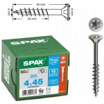SPAX záp. hlava 4.0x 45 část. závit TX20, certifikovaný, nerez A2 (200 ks) – Hledejceny.cz