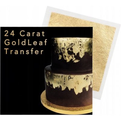 Zlatý lístek Sugarflair - 24 karátů - jedlé zlato – Zboží Dáma