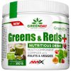 Doplněk stravy GreenDay Amix Greens & Reds 250 g Fruity