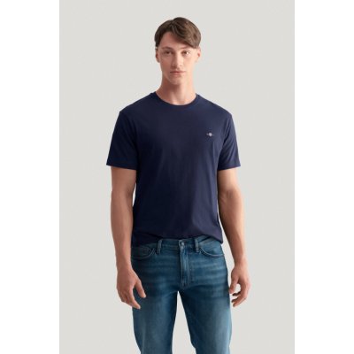 Gant REG Shield SS t-shirt modrá – Zboží Mobilmania