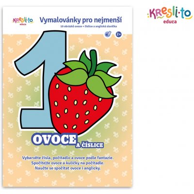 Omalovánky pro nejmenší Ovoce a číslice – Zboží Mobilmania