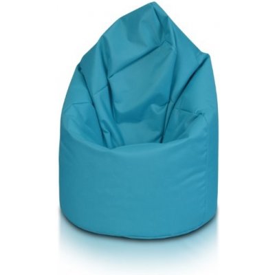 TiaHome sedací vak Hruška Sako XL polyester tmavě hnědá – Zboží Dáma