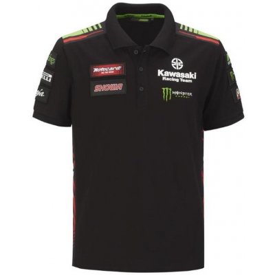 Pánské polo tričko Kawasaki Racing Team WSBK 2022 černá – Hledejceny.cz
