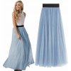 Dámská sukně Fashionweek exkluzivní dlouhá maxi dlouhá tylová sukně BRAND51 blankytná