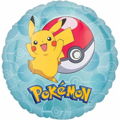 Foliový balonek kulatý Pokemon 43 cm – Zboží Mobilmania