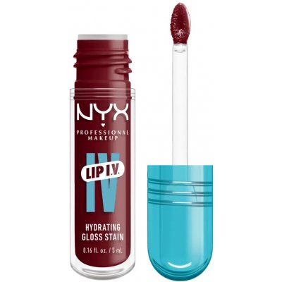 NYX Professional Makeup Lip IV dlouhotrvající lesk na rty s hydratačním účinkem 13 cranberry splash 5 ml – Sleviste.cz