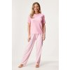 Astratex Pink Dream pyžamo dlouhé růžové