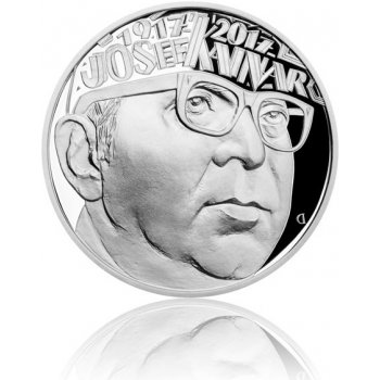 Česká mincovna stříbrná mince 200 Kč 2017 Josef Kainar proof 13 g