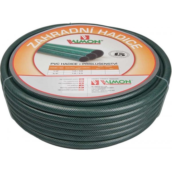  Valmon 211211350 PVC 1/2" zahradní tmavě zelená 21121 (bal. 50m)