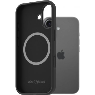 AlzaGuard Silicone Case Compatible with Magsafe pro iPhone 17 černý AGD-PCMS476B – Zboží Mobilmania