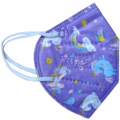 Angel mask respirátor dětský FFP2 holka NR jednorožec – Zboží Mobilmania