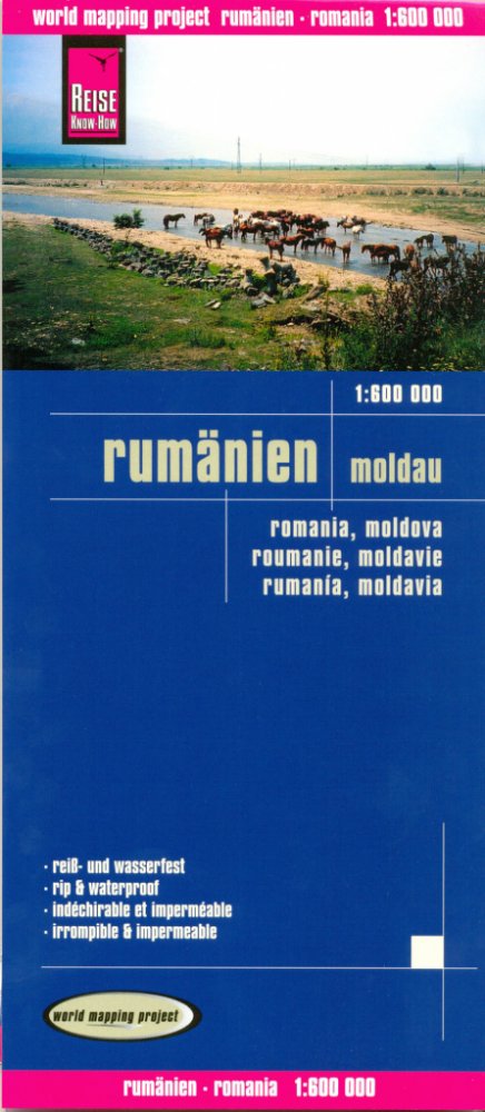 mapa Romania Moldova 1:600 t. | Srovnanicen.cz