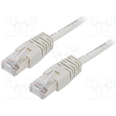 Gembird PP22-0.5M Patch RJ45, cat. 5e, FTP, 0.5m, šedý