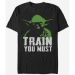 Zoot Fan Yoda Train You Must Star Wars triko černá – Hledejceny.cz