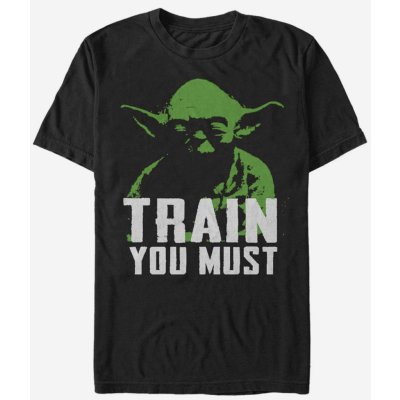 Zoot Fan Yoda Train You Must Star Wars triko černá – Zboží Mobilmania