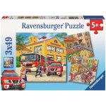 Ravensburger Záchranáři 3 x 49 dílků – Zbozi.Blesk.cz