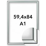 Fotorámeček BF Rozměr: 30 x 30 cm, Barva: Stříbrná, Typ zasklení: Plexi – Zboží Mobilmania