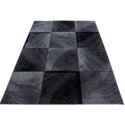 Nej-koberce Plus čtverce šedo černý – Zboží Mobilmania