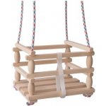 Teddies houpačka Baby dřevěná 33 x 30 cm – Zboží Dáma