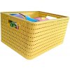Úložný box Rotho XL Ratanový košík Country žlutý 18l RT1115301100Z