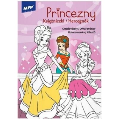 Omalovánky MFP A4 Princezny – Zboží Mobilmania