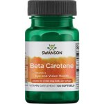Swanson Beta Carotene Vitamin A 25000 IU 7500 mcg per RAE 100 gelové tablety – Hledejceny.cz
