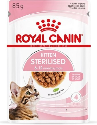 Royal Canin KITTEN STERILIZED v želé 12 x 85 g