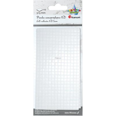 Oboustranná samolepící pěnovka, čtverečky, 5x5mm, 364ks/bal. – Zboží Dáma