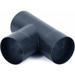 Evromat Odbočka pro okapový svod 100/100 mm 72° pozink lak RAL 7016 antracit – Hledejceny.cz