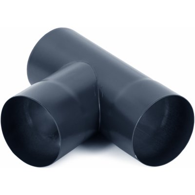 Evromat Odbočka pro okapový svod 100/100 mm 72° pozink lak RAL 7016 antracit – Hledejceny.cz