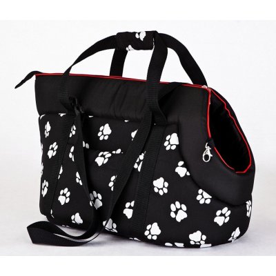 HobbyDog R1 Taška černá a packy 20 x 42 cm – Sleviste.cz